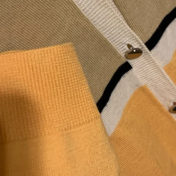 St John Couture Tank Cardigan twin set Fine Wool Knit - Picture 9 of 14